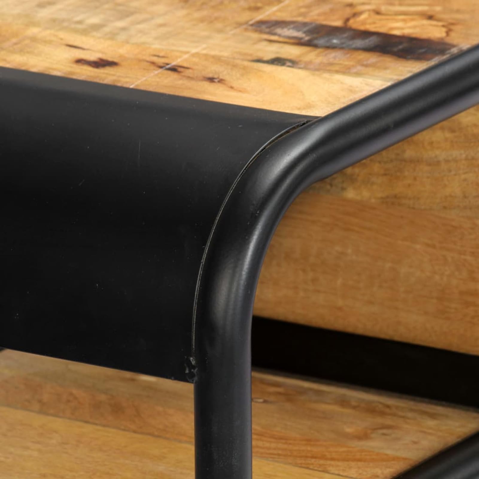 Homgoday Mesa Consola de Madera Maciza de Mango 118x30x75 cm Mesas auxiliares de salón,Mesa Consola Recibidor Mueble de Entrada Estrecha Clásica
