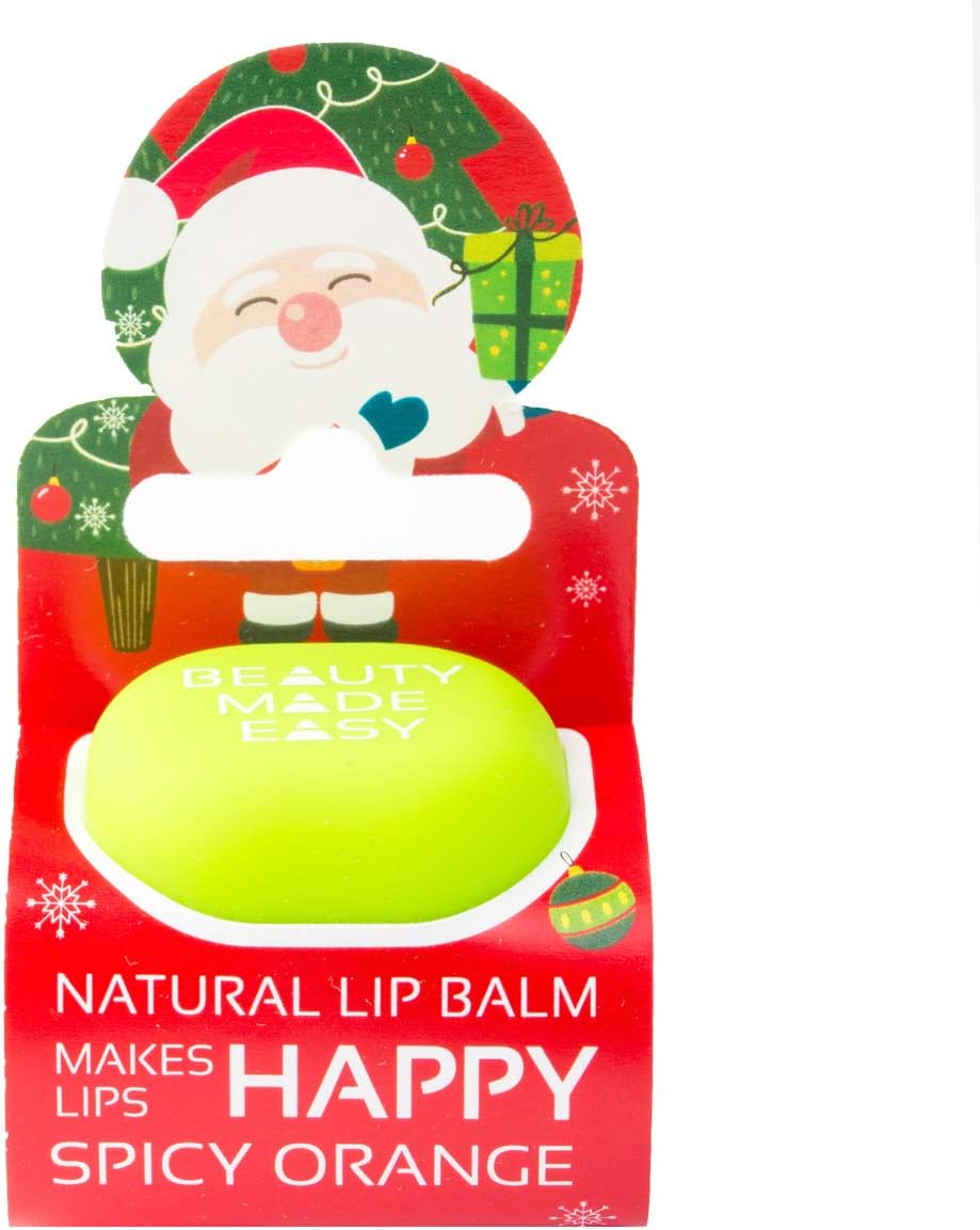 Beauty Made Easy Spicy Orange Christmas Vegan Lip Balm 6,8 g