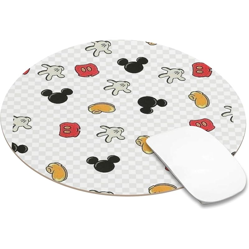 Pcアクセサリ サプライ セール マウスパッド ディズニー 丸型 個性的 防水pvcレザー マウスパッド 可愛い 人気 円形 パソコンpc用 アニメ ミニサイズ 柔軟ゴム製裏面 滑り止め 耐久性が良い 持ち運びが簡単 洗える Auml15resq Ellespaandsalon Ae