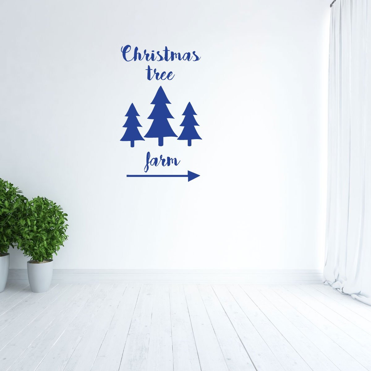 Christmas Tree Wall Decals Christmas Tree Farm Sign