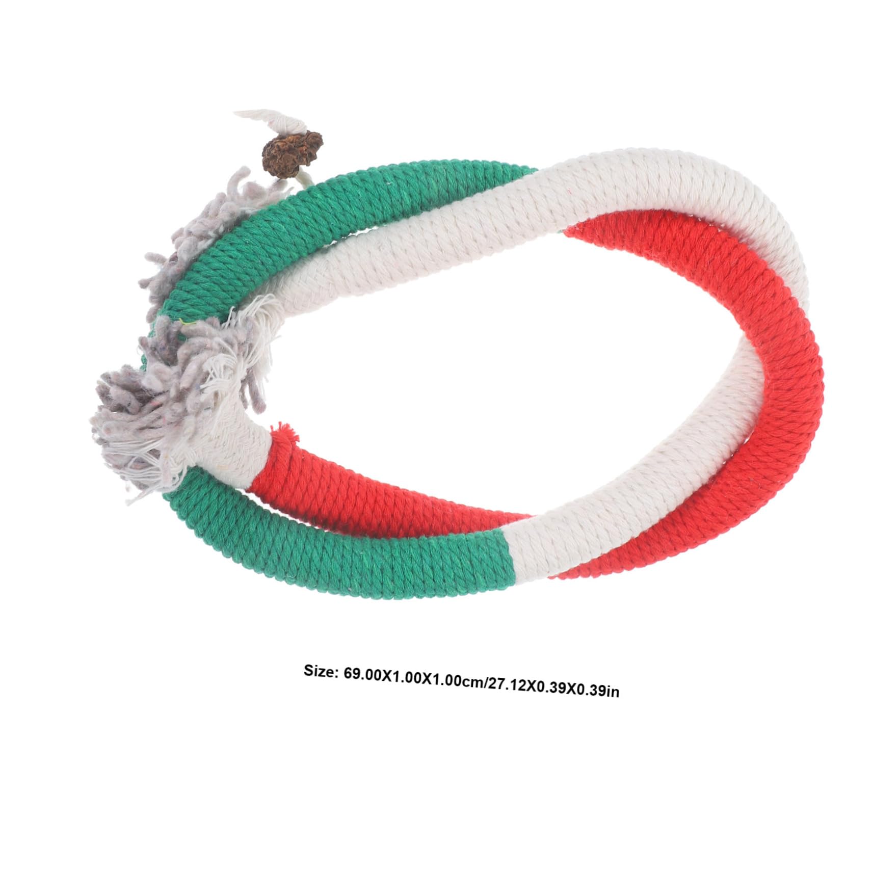 Kisangel Lot De 5 Jouets Interactifs en Corde De Coton Infusé pour Chat pour Jouer avec Les Chatons 3 Pièces X 5