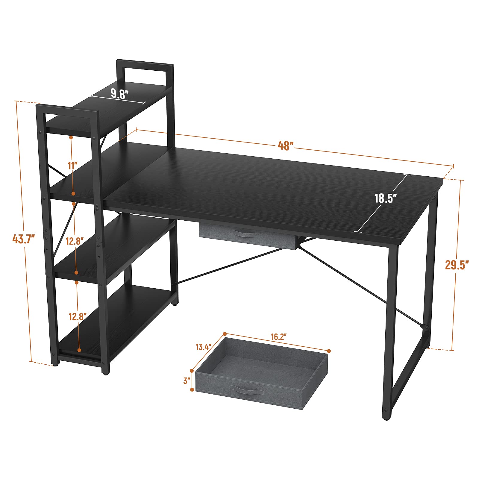 Armocity Computer Desk with S...B099595PKV