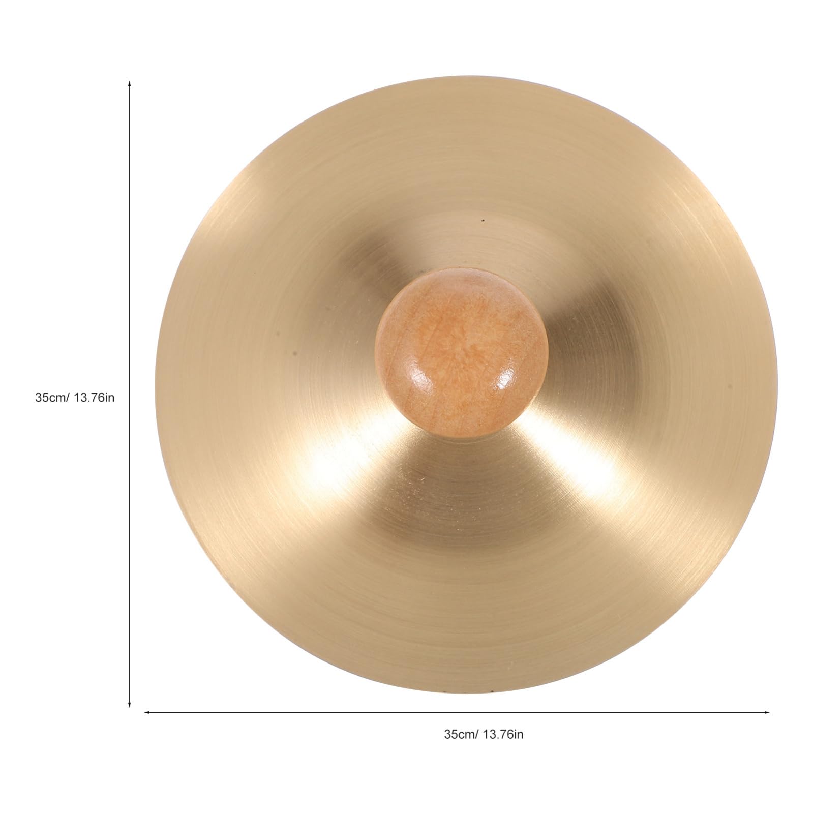 Toddmomy 2Pairs Finger Cymbals with Wooden Handles for Lovers Hand Cymbals for Dancer Parties Zills Musical Instruments for Performance and Festivals