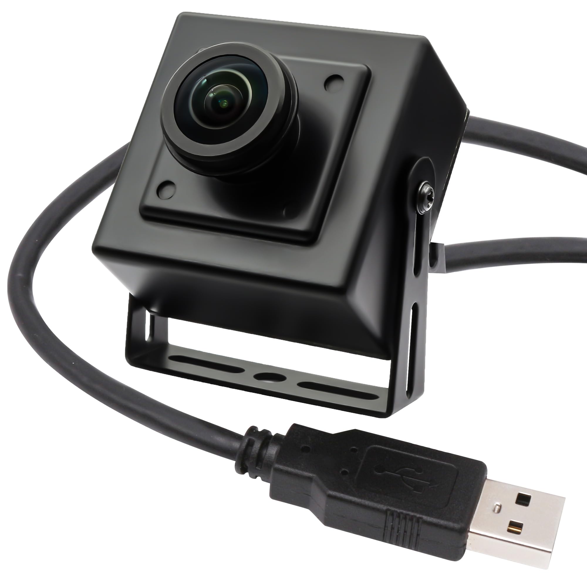 Svpro Fisheye - Telecamera USB da 5 MP, 30 fps, ultra grandangolare, a bassa luce, con sensore IMX335, per visione della macchina, sorveglianza di sicurezza, UVC Plug & Play per Windows/Mac/Linux