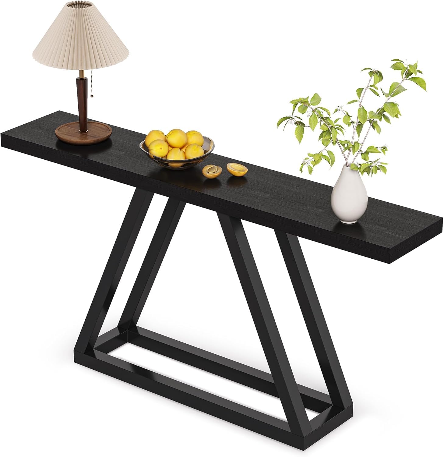 Tribesigns Tavolo consolle stretto da 160 cm (nero)
