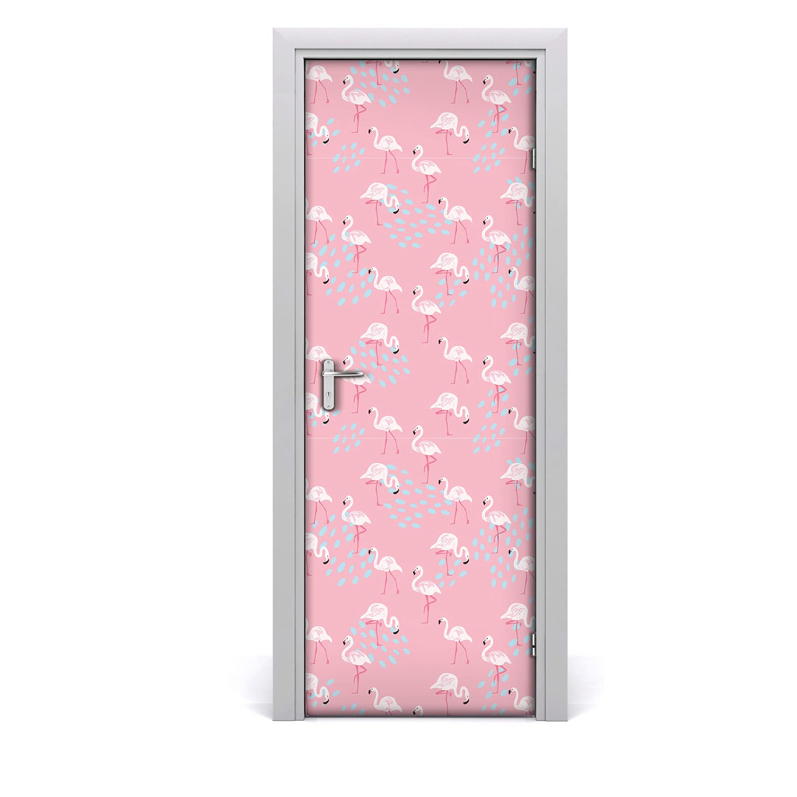 Décoration étiquette imperméable lavable pour rénover une porte