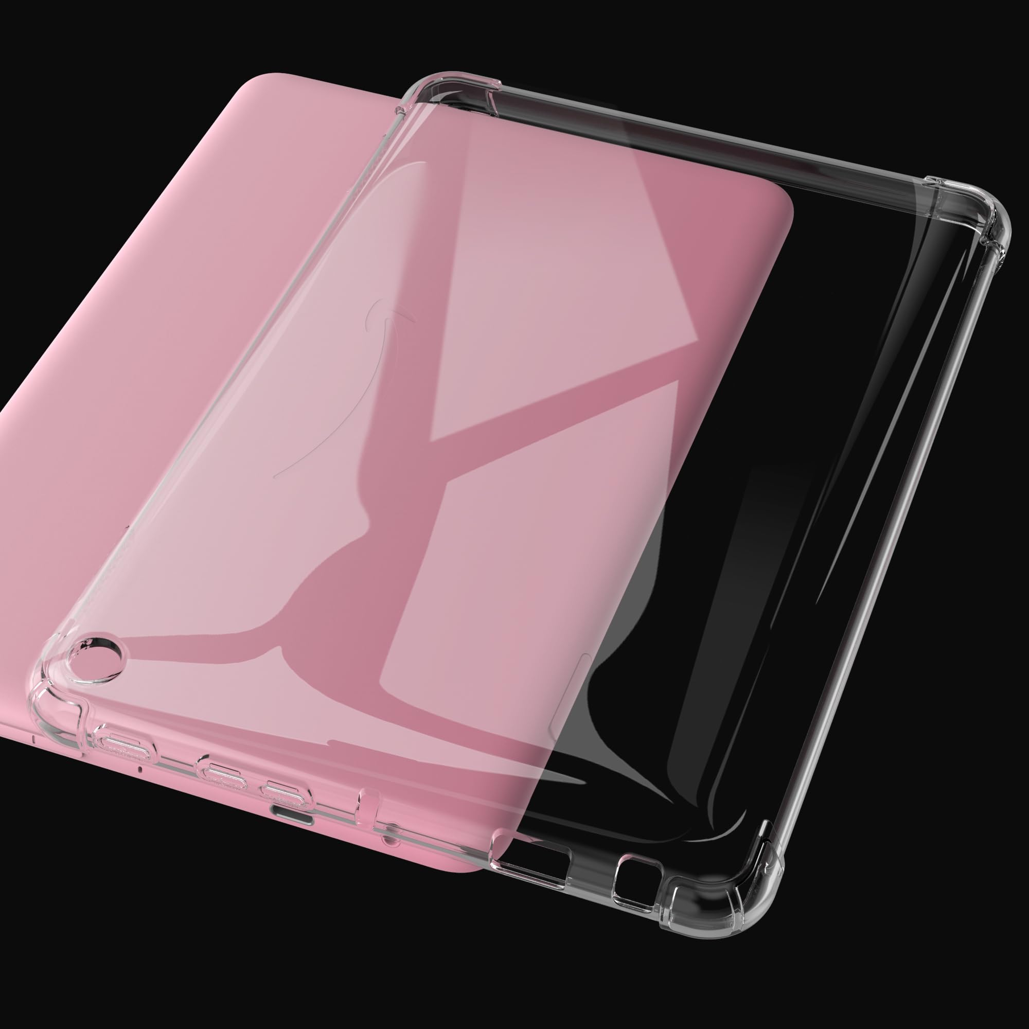 Amazon.co.jp: Gosento For New Fire HD 8 2024 ケース クリスタル