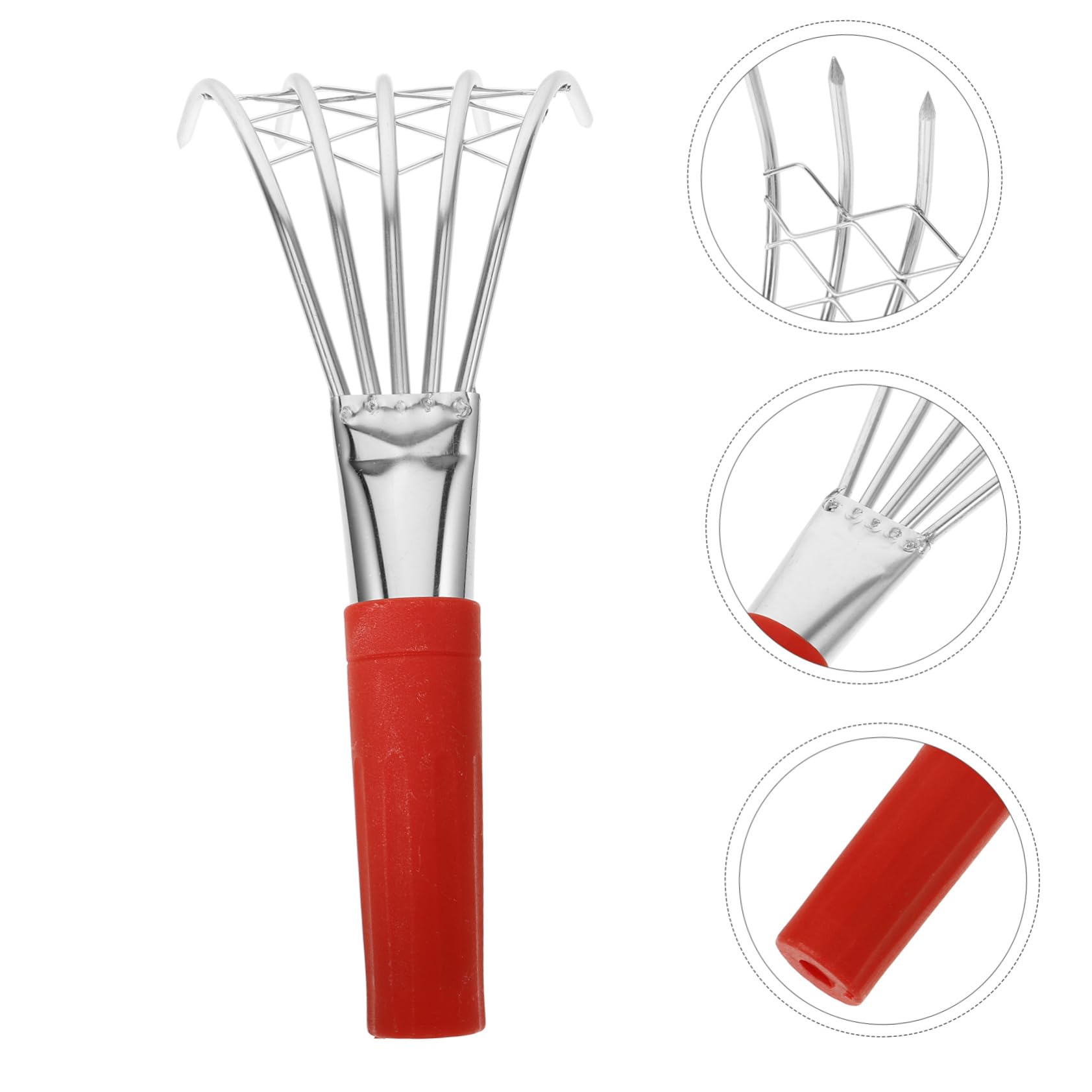 HEMOTON 3 Stück Handrechen für Muschelsuche Claw Rake mit Rutschfestem Werkzeug zum Graben von Muscheln und Meeresfrüchten Am Strand Robust Handhaben