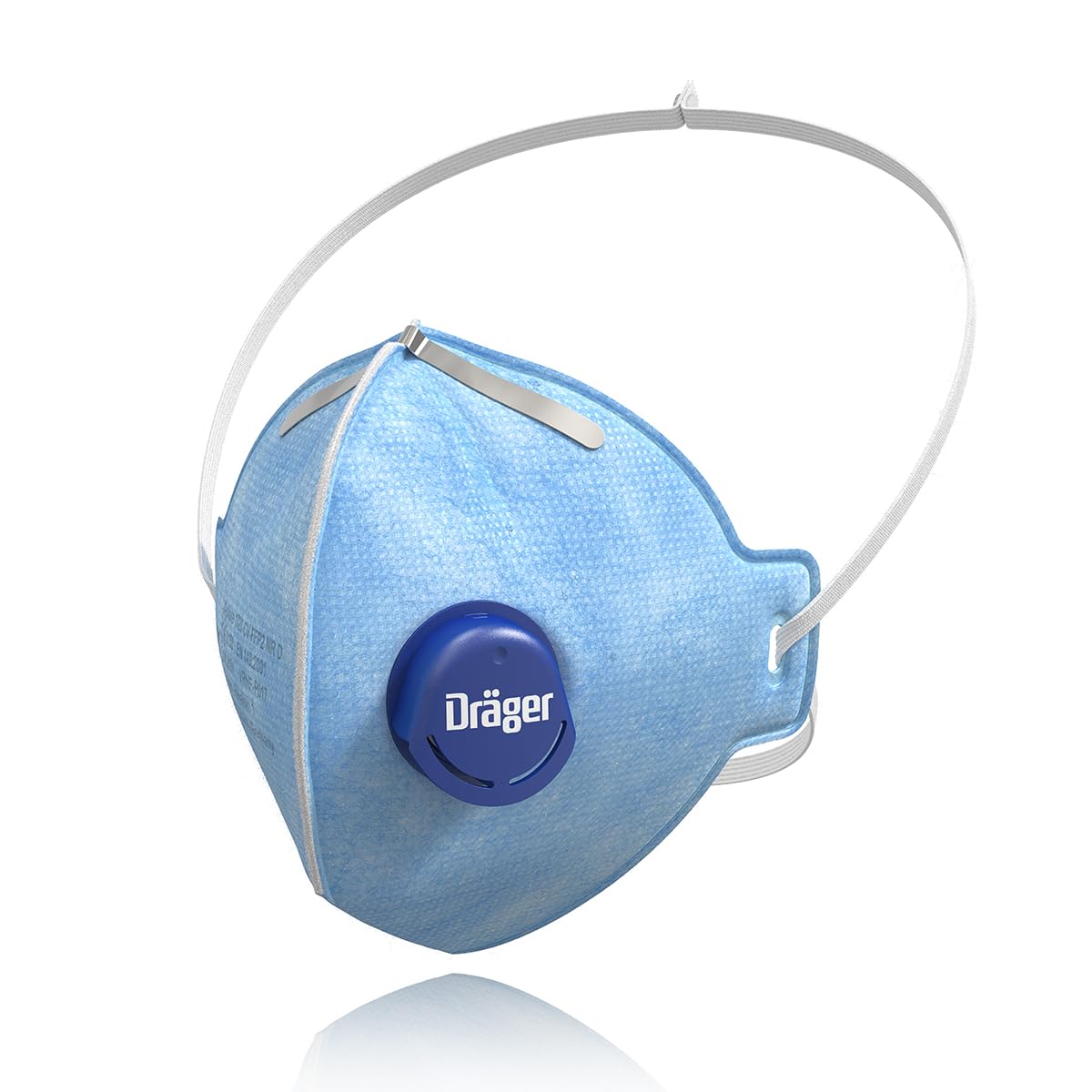 Dräger X-plore 1720 C V Masque FFP2 à valve - Lot de 10 | Masque jetable fabriqué en France pour bricolage, ponçage, chantier