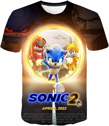 Amazon Co Jp ソニック ザ ヘッジホッグ Tシャツ 子供 キッズ かわいい 子供服 ブラック 春夏 アニメ プリント 半袖 男の子 女の子 誕生日 プレゼント 柔らかい イベント 衣装 160cm ファッション