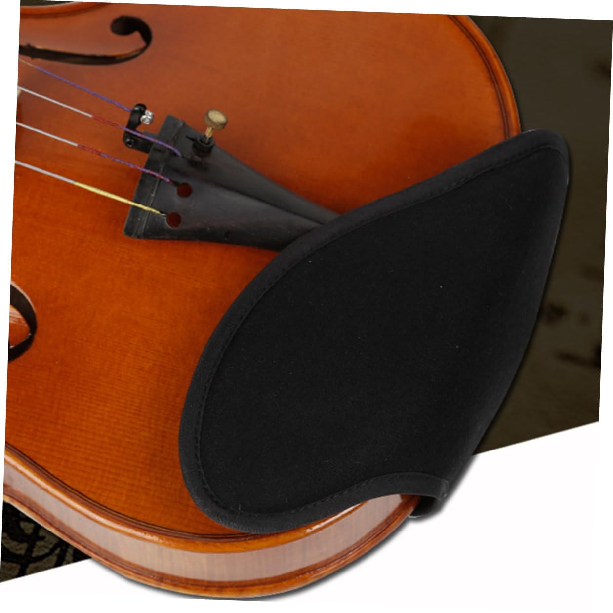 SECFOU Almohadilla De Apoyo Barbilla Cómoda Almohadilla Para Mentonera De Violín Soporte Para Violín y Agradable Piel Para Violinistas Práctica o Actuación
