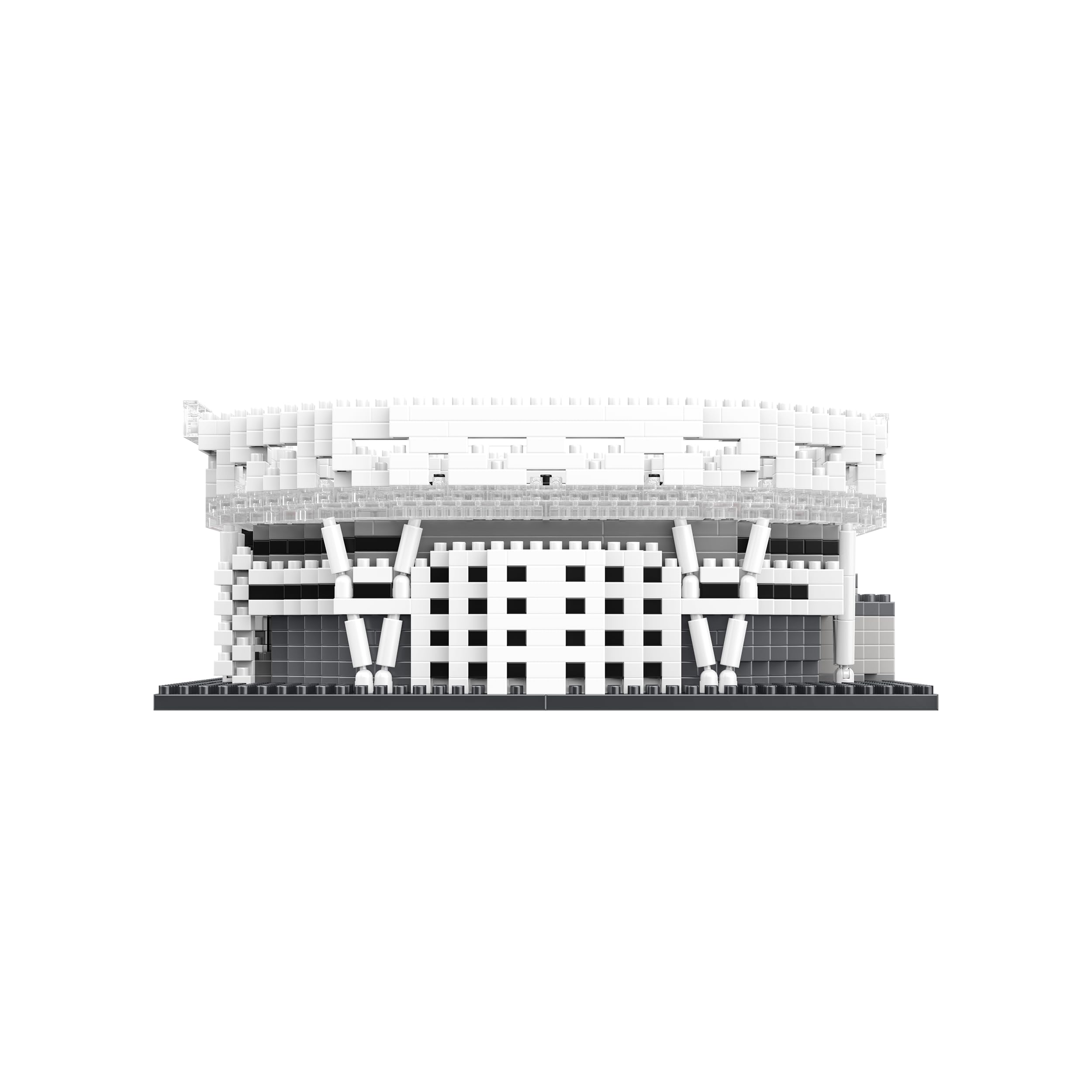 FOCO Produit sous Licence Officielle Bayer 04 Leverkusen BayArena BRXLZ Mini Stade 3D Bricks Jouet de Construction Modèle