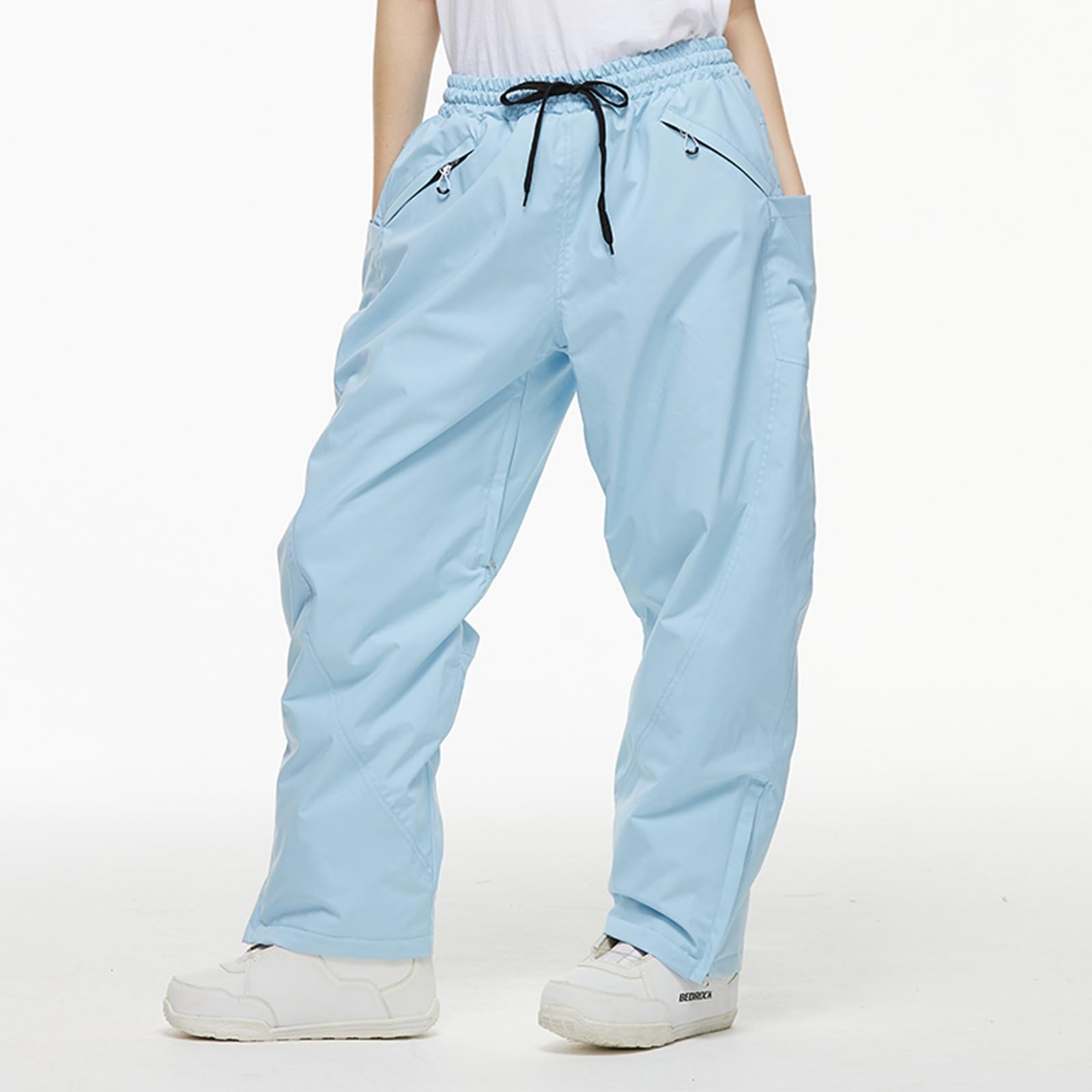 Pantalone Neve Uomo Softshell Pantaloni Sci Caldo Baggy Snowboard Pants Tecnici Invernali Salopette Montagna