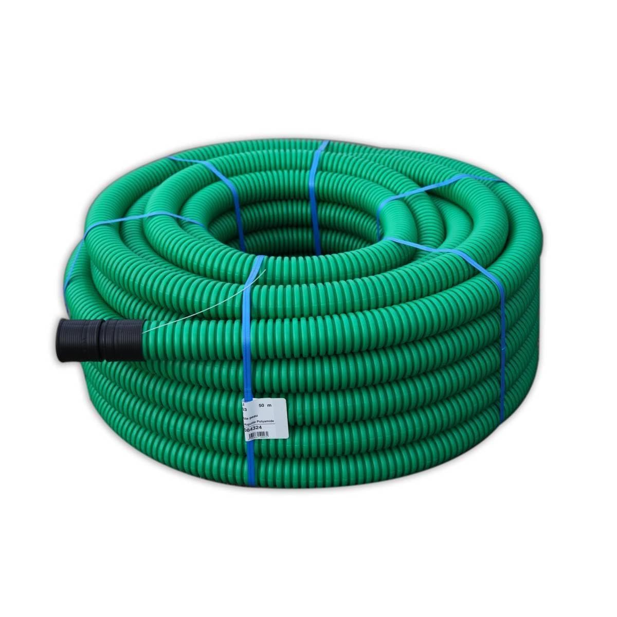 Gaine TPC annelée Verte Ø40-25M
