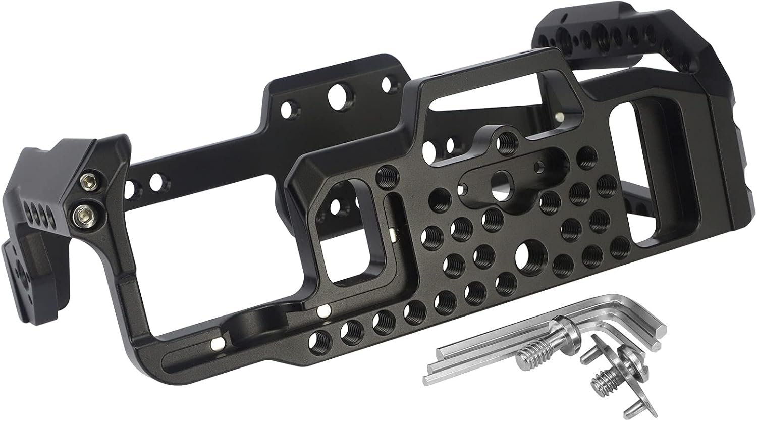 Camera Full Cage for BMPCC 4K 6K Blackmagic Design Pocket Cinema Camera 4K & 6K Cage with Cold Shoe/hex Wrench