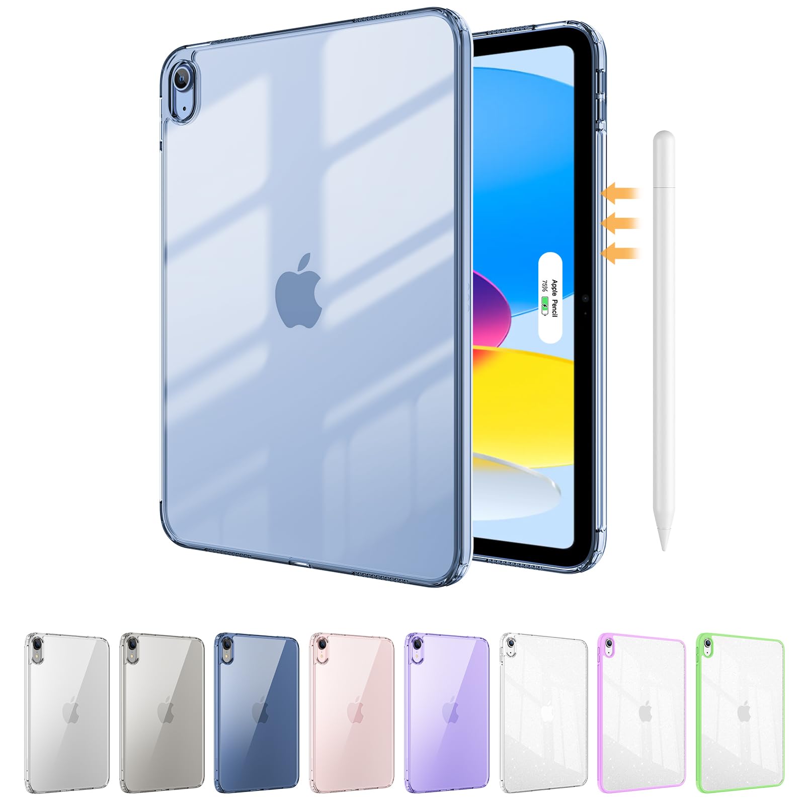 Amazon.co.jp: ProCase iPadクリアケース 第11世代 11インチ 第10世代