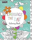 Wells Street by Lang Embrace The Day Adult Coloring Book by Lisa Kaus, 7.375 x 9.25 inches  (6093003)