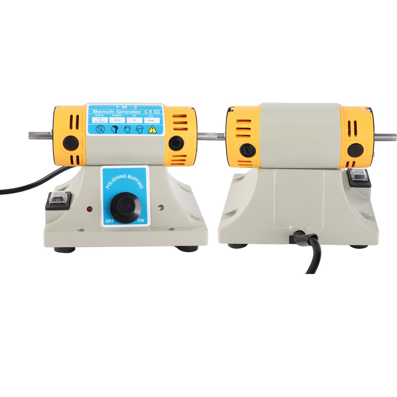 350W Bankpolierer Schmuckpolierer 0-10000r / min Polierer mit variabler Geschwindigkeit, 220V