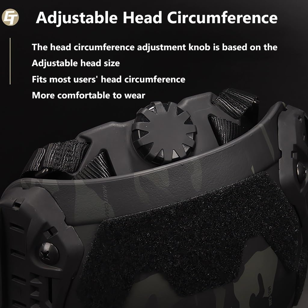 Detachable Airsoft Goggles,Paintball Fast Helmet Set Combinations with Pickup and Noise Reduction Earphones, Telescope Model,Tactical Airsoft Gear