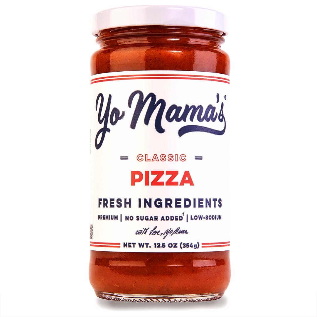 Amazon.com: Yo Mama's Foods Keto Classic Pizza Sauce – Pack of (1