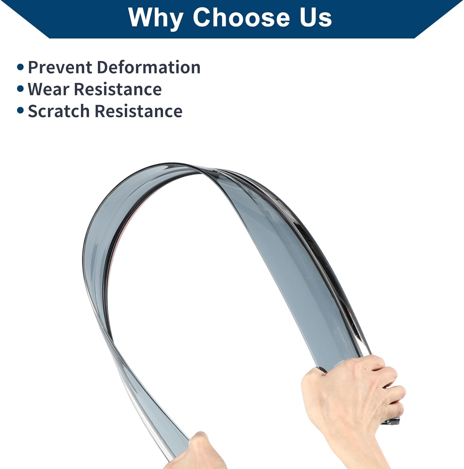 Window Deflectors for Mazda 3 Hatchback 2010-2013 Side Tape-On Rain Guards 1 Set Black