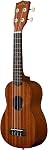 Kala MK-S Makala Soprano Ukulele, White Accents, One Size