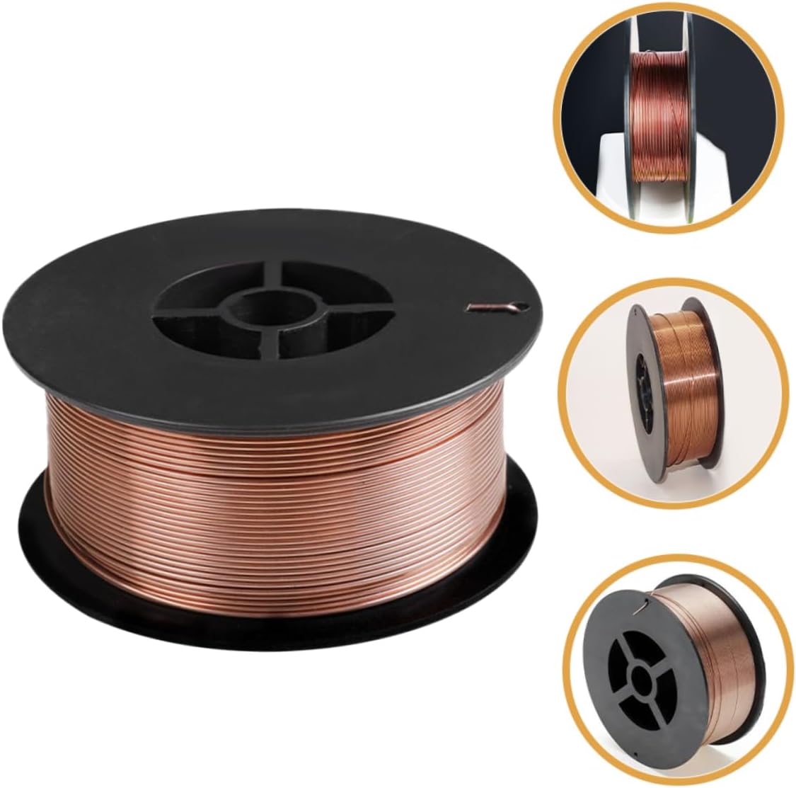 MAGICLULU Gasless Flux Core Welding Wire 0.030 Carbon Steel Welding Wire Splatter for Flux Core Welder