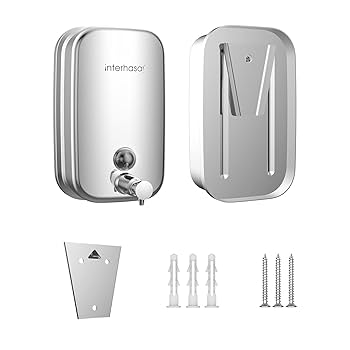 シャンプーディスペンサー 壁掛け ソープディスペンサー 自動 500ml 楽天市場】シャンプー ディスペンサー 壁掛け 2連式 大容量