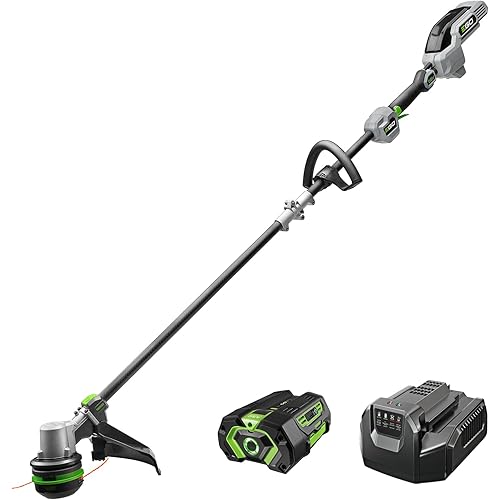 EGO POWER+ String Trimmer, Battery Powered, 15" Trimmer for Weeds and Grass with POWERLOAD, Includes 56V 4.0Ah Battery and Charger - ST1523S