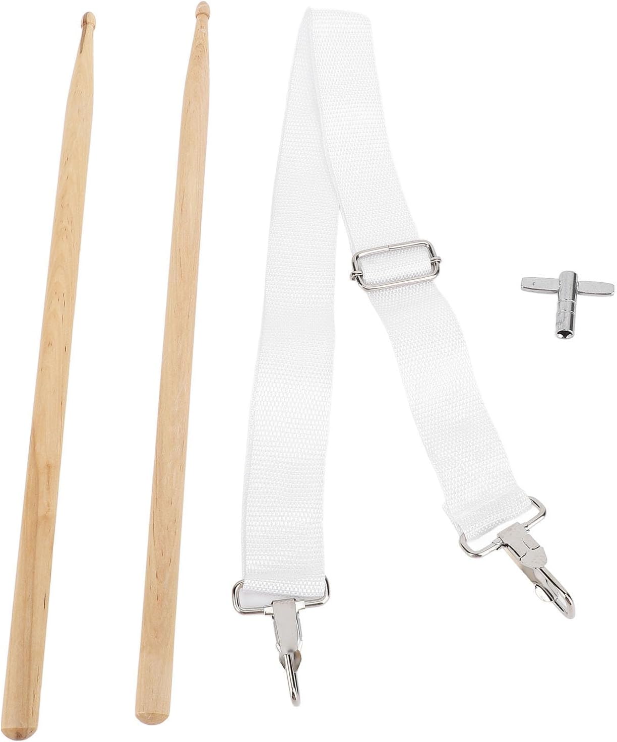 14 Inch Snare Drum, Marching Snare Drum Set PET Drumheads with Strap 8 Lugs and Sticks for Adult Beginners