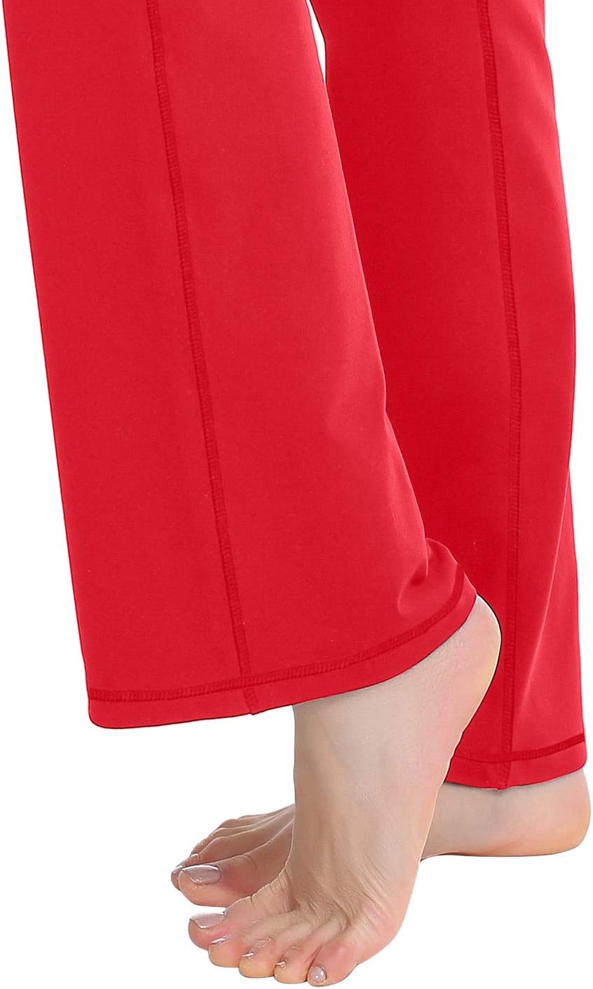 Zeronic Women's Bootcut Yoga Pants High Waist Tummy Control Long Bootleg Workout Running Flare Pants for Women Clothing - Image 5