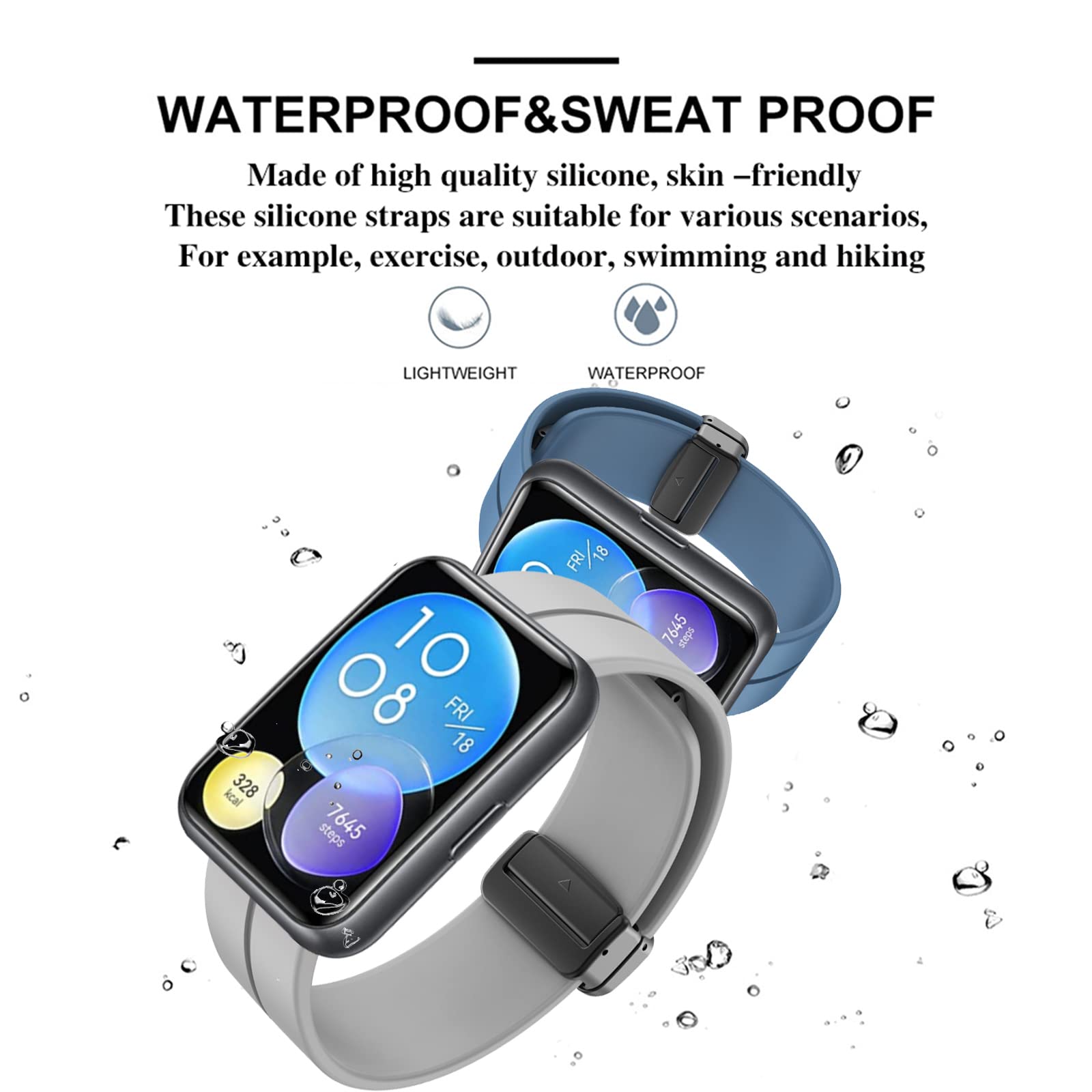 HUAWEI WATCH FIT 2  換えバンド付き HUAWEI WATCH FIT ハーウェイ ベルト Fit2 Huawei watch 交換 バンド