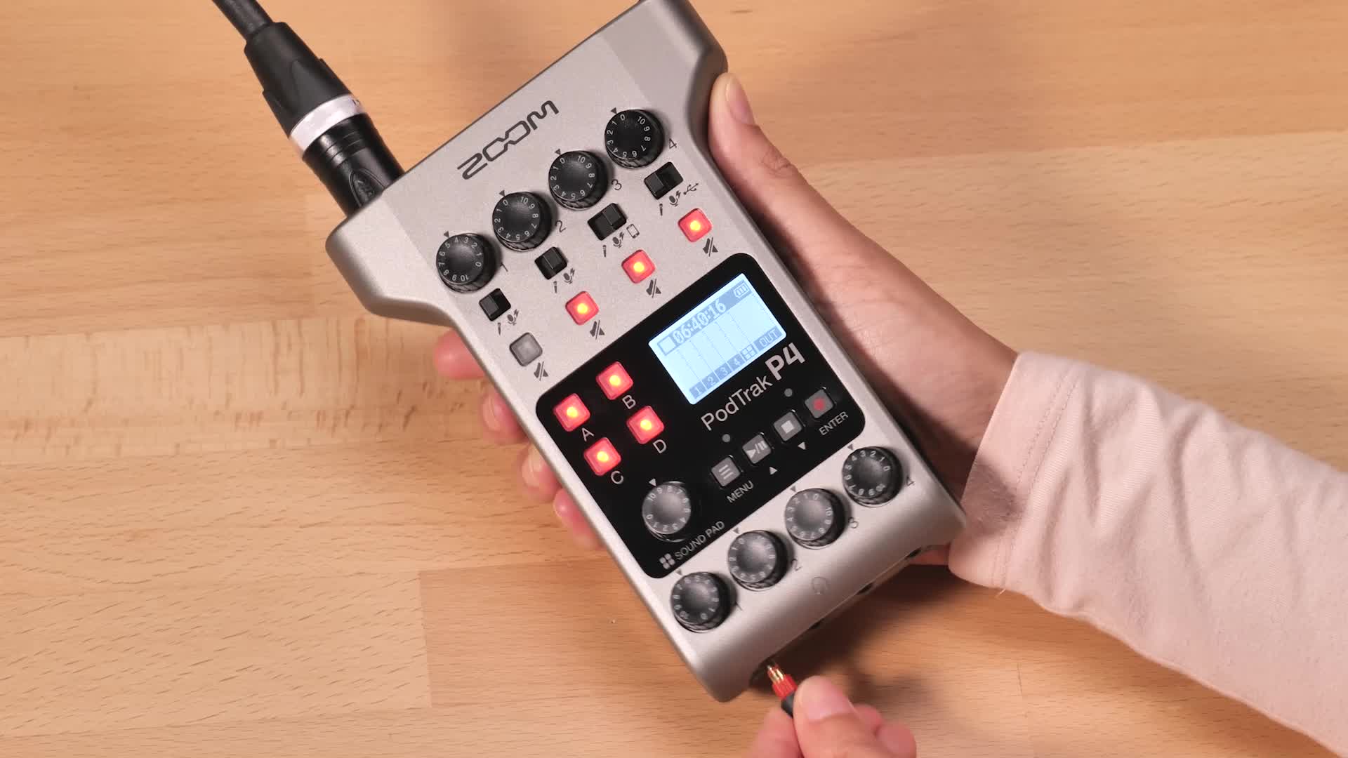 DTM・DAW zoom PodTrak p4 Zoom P4 PodTrak - ZOOM Europe