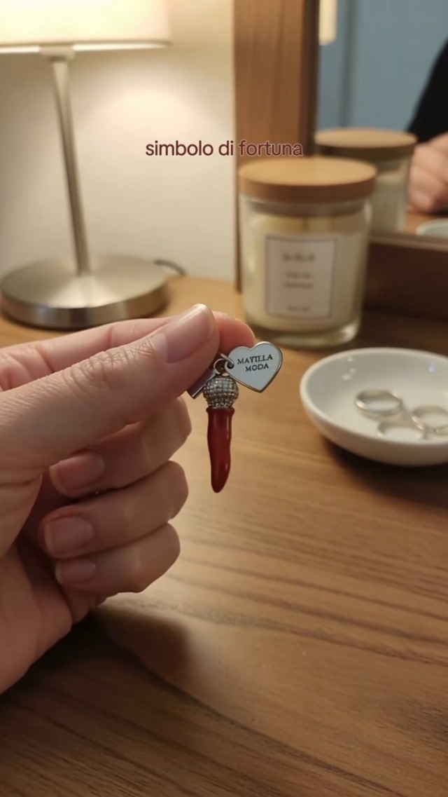 Orecchini Donna A Cornetto Portafortuna – Fatto A Mano In Acciaio Inox – Made In Italy – Confezione Regalo - 3