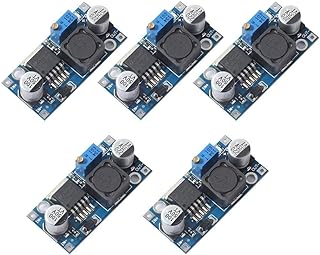 5Pack LM2596 LM2596S DC-DC Step Down Variable Volt Regulator Input 3.0-40V Output 1.5-35V Adjustable Buck Converter Electronic Voltage Stabilizer Power Supply Module