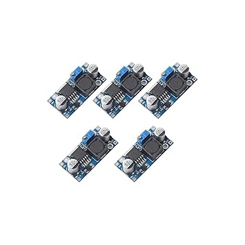 5Pack LM2596 LM2596S DC-DC Step Down Variable Volt Regulator Input 3.0-40V Output 1.5-35V Adjustable Buck Converter Electronic Voltage Stabilizer Power Supply Module