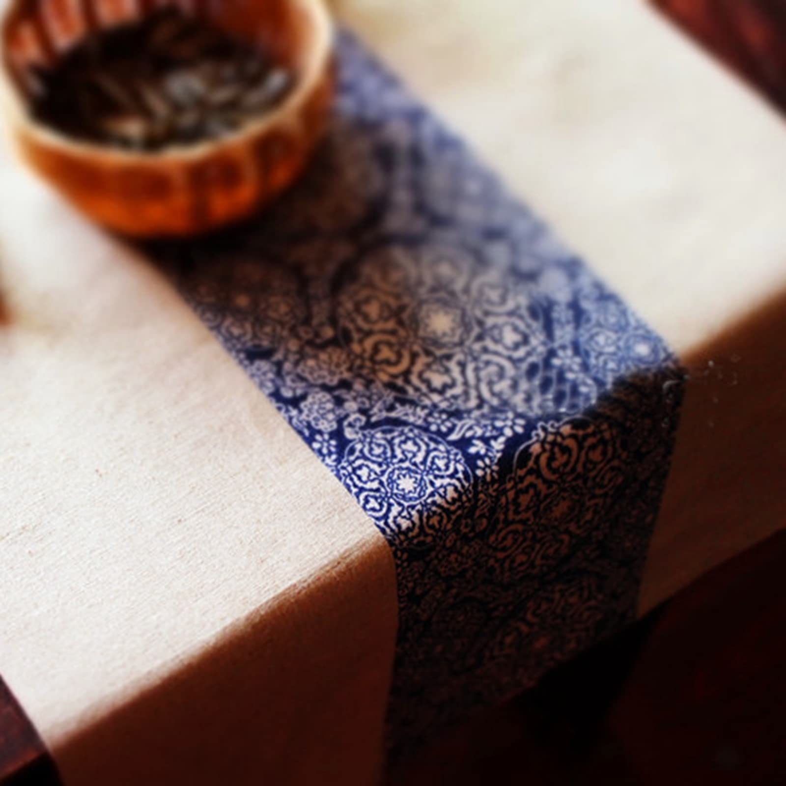 Chemin de table vintage en coton et lin de qualité supérieure - 8