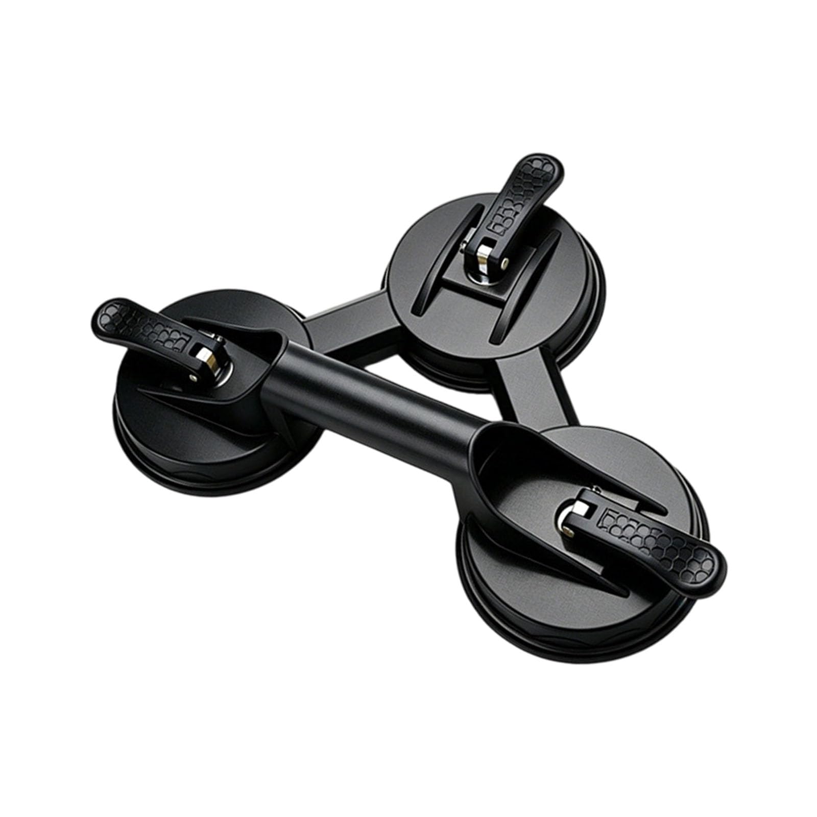 Shntig Black Three Prongs Highly Capacity Suction Cup Lifter For Construction And Home Use With Rubber Materials Vacuum Gripper Tool Heavy Duty Marble Elevator