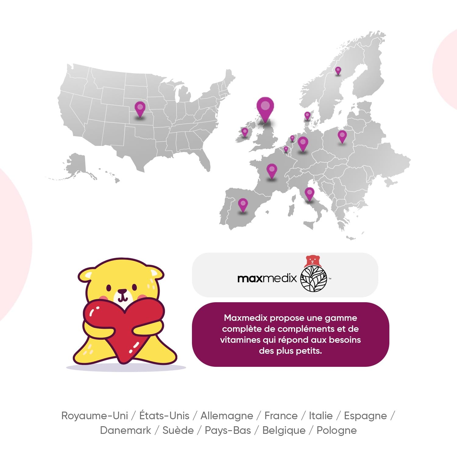 Vitamine Enfant Gummies dès 3 Ans - Multivitamines avec Oméga 3 6 9, Fer avec Vitamine C & Calcium et Vitamine D Enfant Gummies