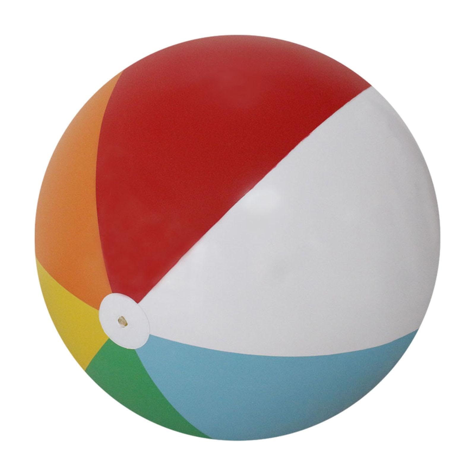Palla da Spiaggia Gonfiabile in PVC, Grande, dai Colori Vivaci, per Giochi Acquatici in Piscina, Giocattolo di Intrattenimento, Materiale, 150 Cm