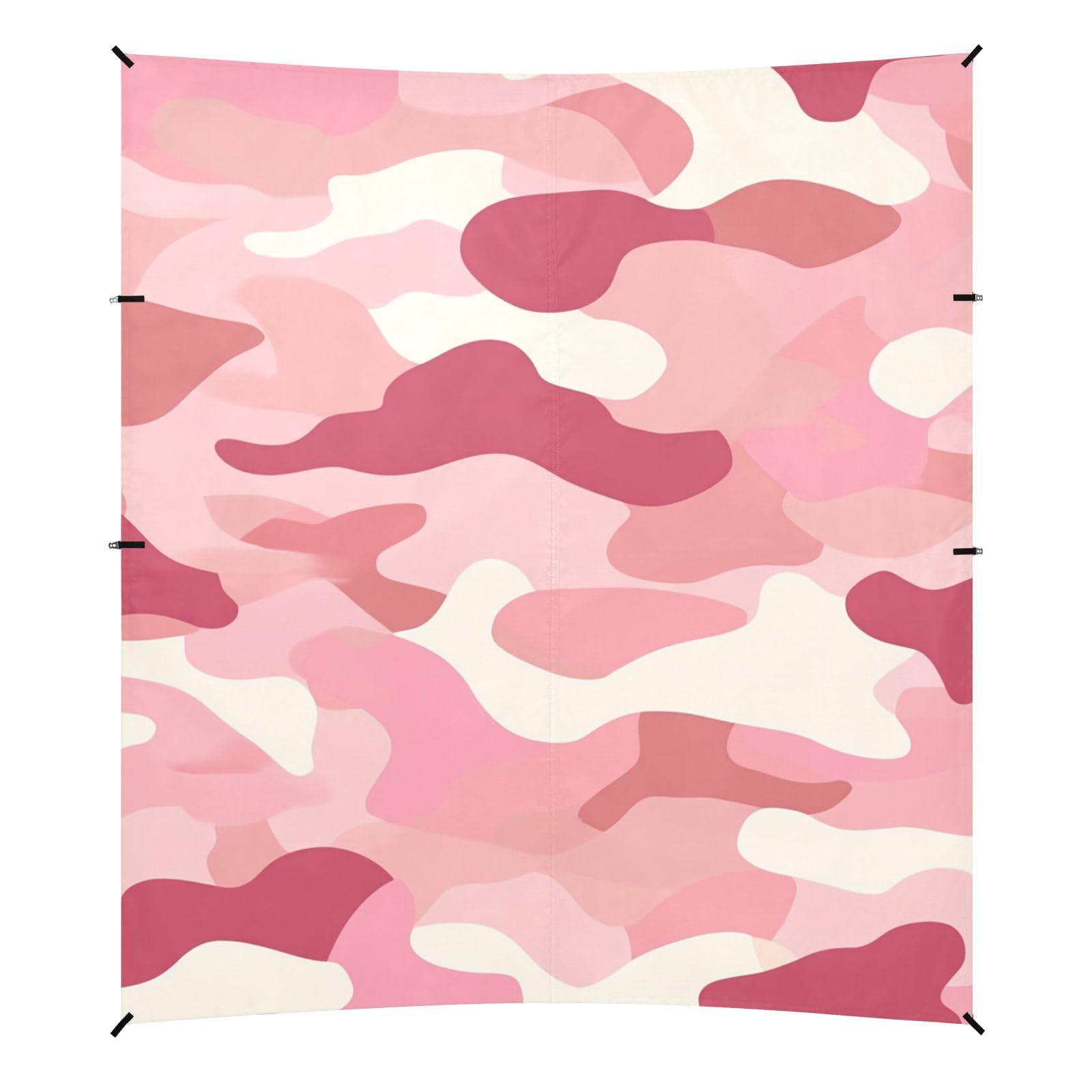 Rose Pink Beach Tent UPF50+ Lightweight Large Sun Shelter with Carrying Bag for Camping, Picnics, Backyard