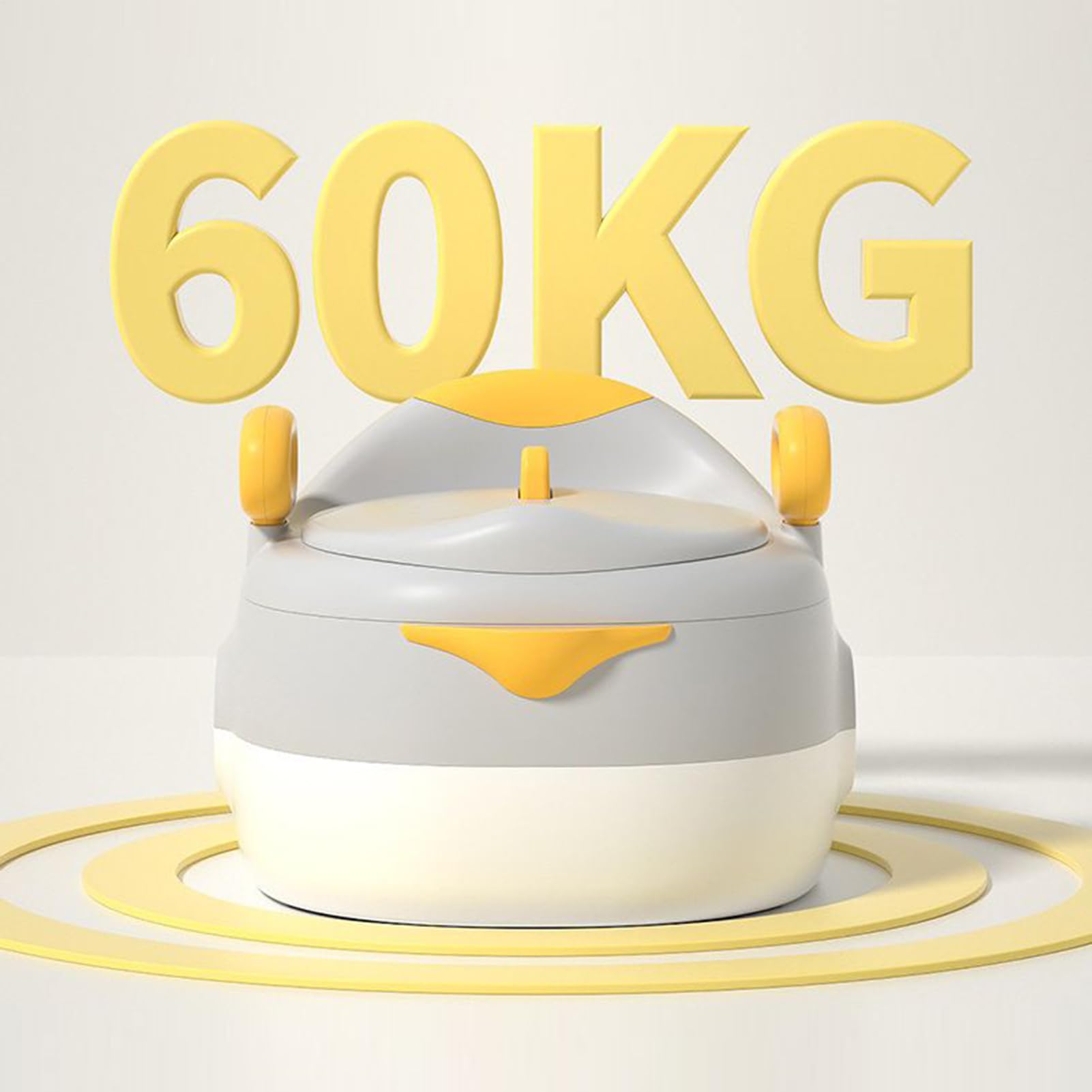 Baby Toilet Trainer – dziecięcy nocnik, siedzisko treningowe, z poduszką do siedzenia, dla dziewczynek w wieku 1-6 lat, do przedszkola, łazienki, na podróż