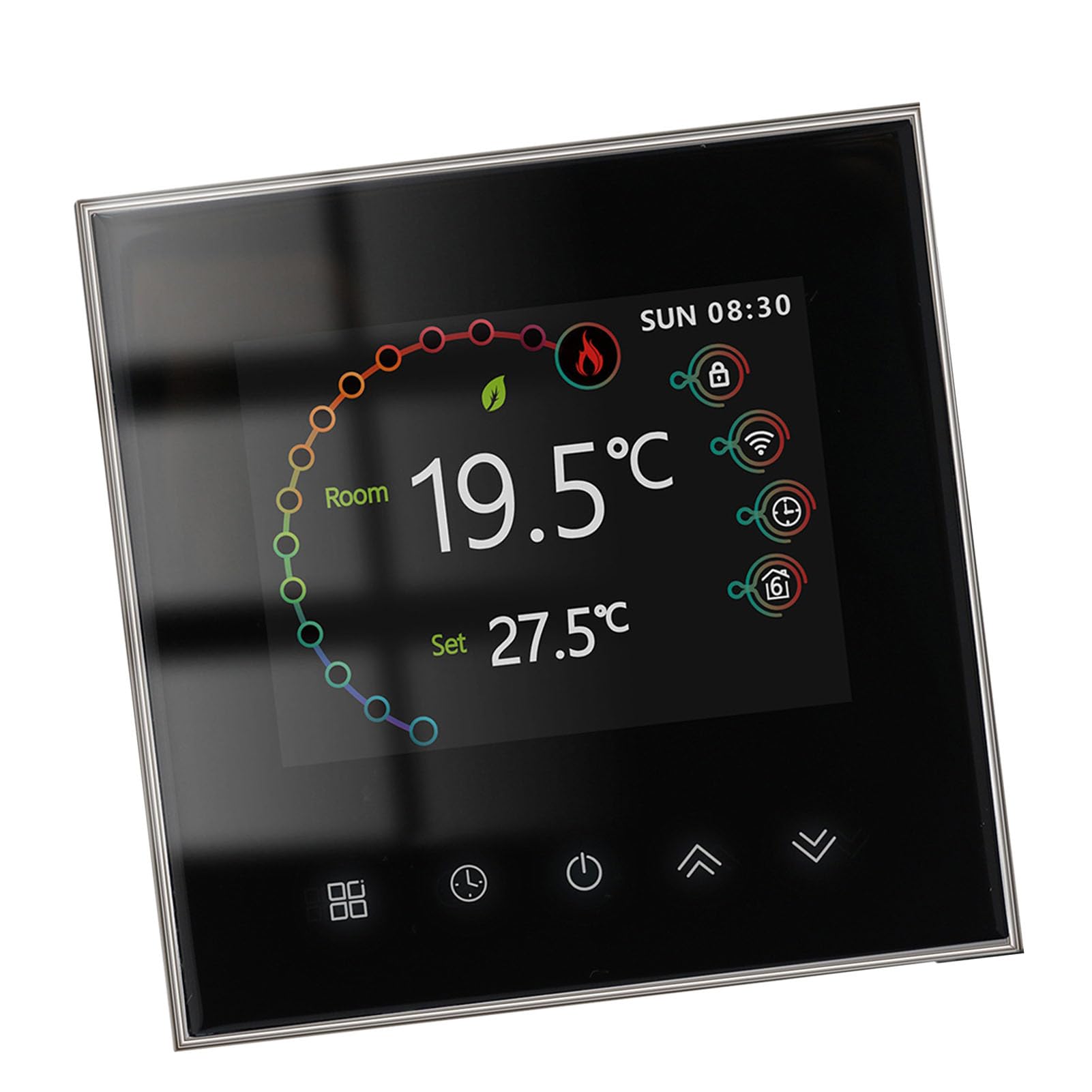 WIFI Smart Thermostat, Smartphone App Pilot Control, Smart Home System Voice Control, Tryb Ręczny i Tryb Programowania, Dzielenie się rodziną do Ogrzewania Wody i podłogę elektryczną (Ogrzewanie
