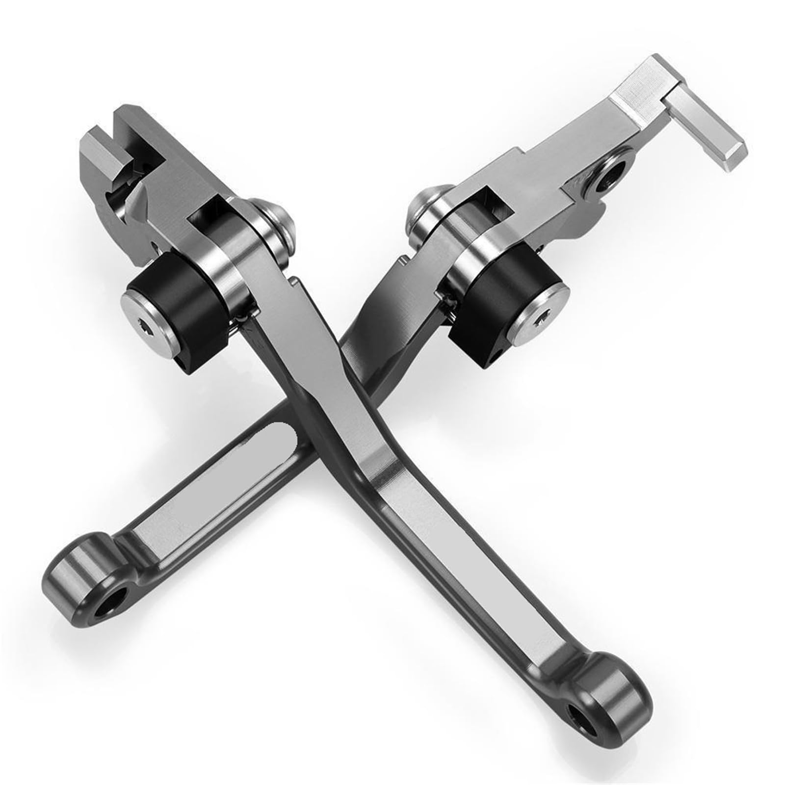 Onmaweyb E Brak Clutch Lever Bik Fit For Honda Xr230 Xr250 Xr400 Motard Xr650r Motorcoss Pit Dirt Bik Pivot Foldabl Brak Clutch Levers Dirt Bike(E)