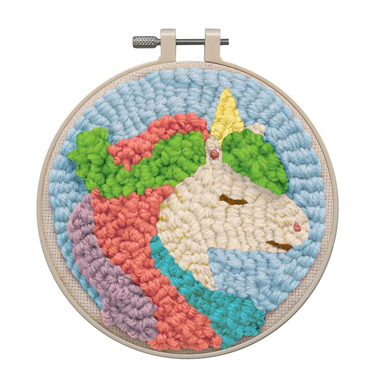 Design Works Crafts Inc. Horse Punch Needle Kit, White