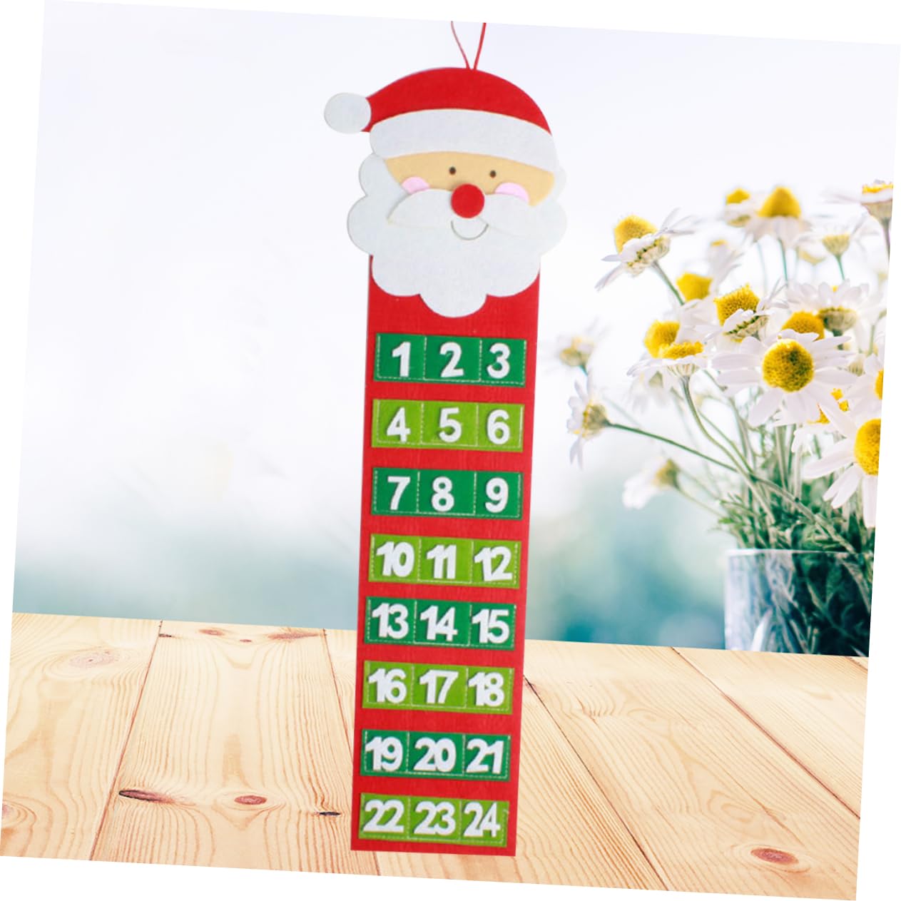 Zerodeko Calendario de Adviento con 3 Colgantes Diseño de Árbol de Navidad Calendario de Cuenta Regresiva para Fiestas en Casa Varios estilos.