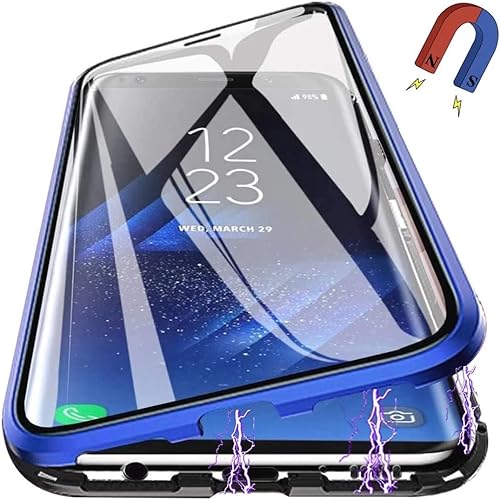 Funda magnética para Xiaomi Black Shark 4 Pro, protección completa de 360 , parachoques de metal con parte delantera y trasera, cubierta abatible de