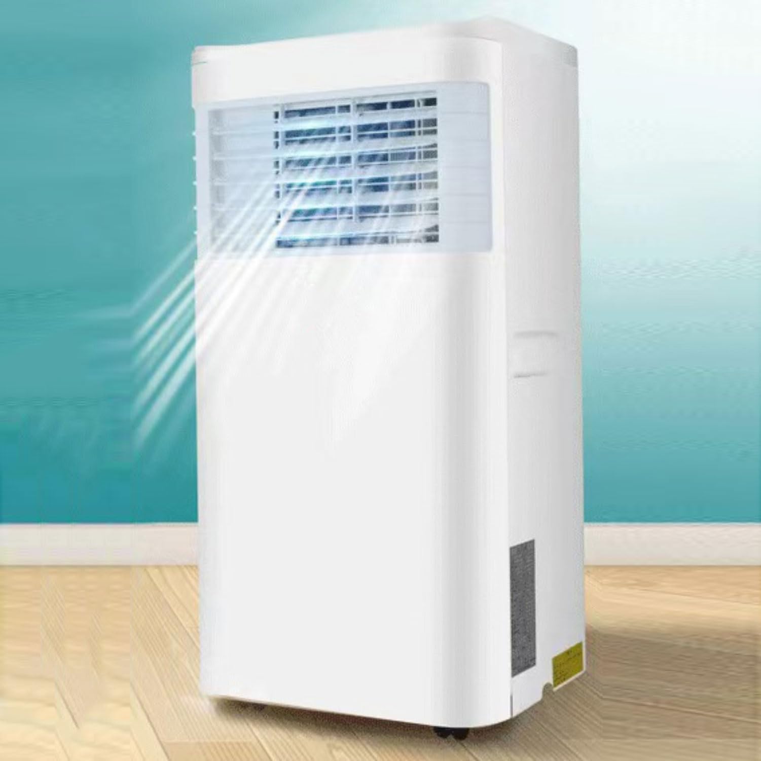 Aire Acondicionado Portátil 14000 BTU, Enfría hasta 70m², Unidad de AC Silenciosa con Ventilador y Deshumidificador, Control Remoto, Temporizador 24H, Kit Compl, Estilo 1, Modelo de control remoto