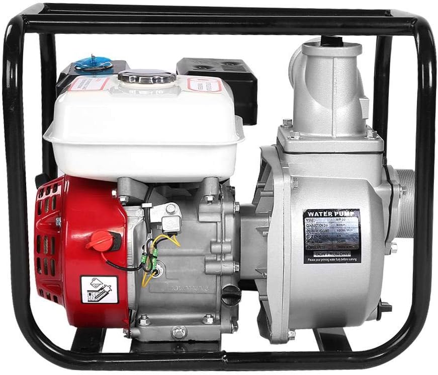 ウォーターポンプ 3インチガソリンガソリン送水ポンプ6 5hp7mガーデン灌漑プールクリーニングポンプ Diy 工具 ガーデン