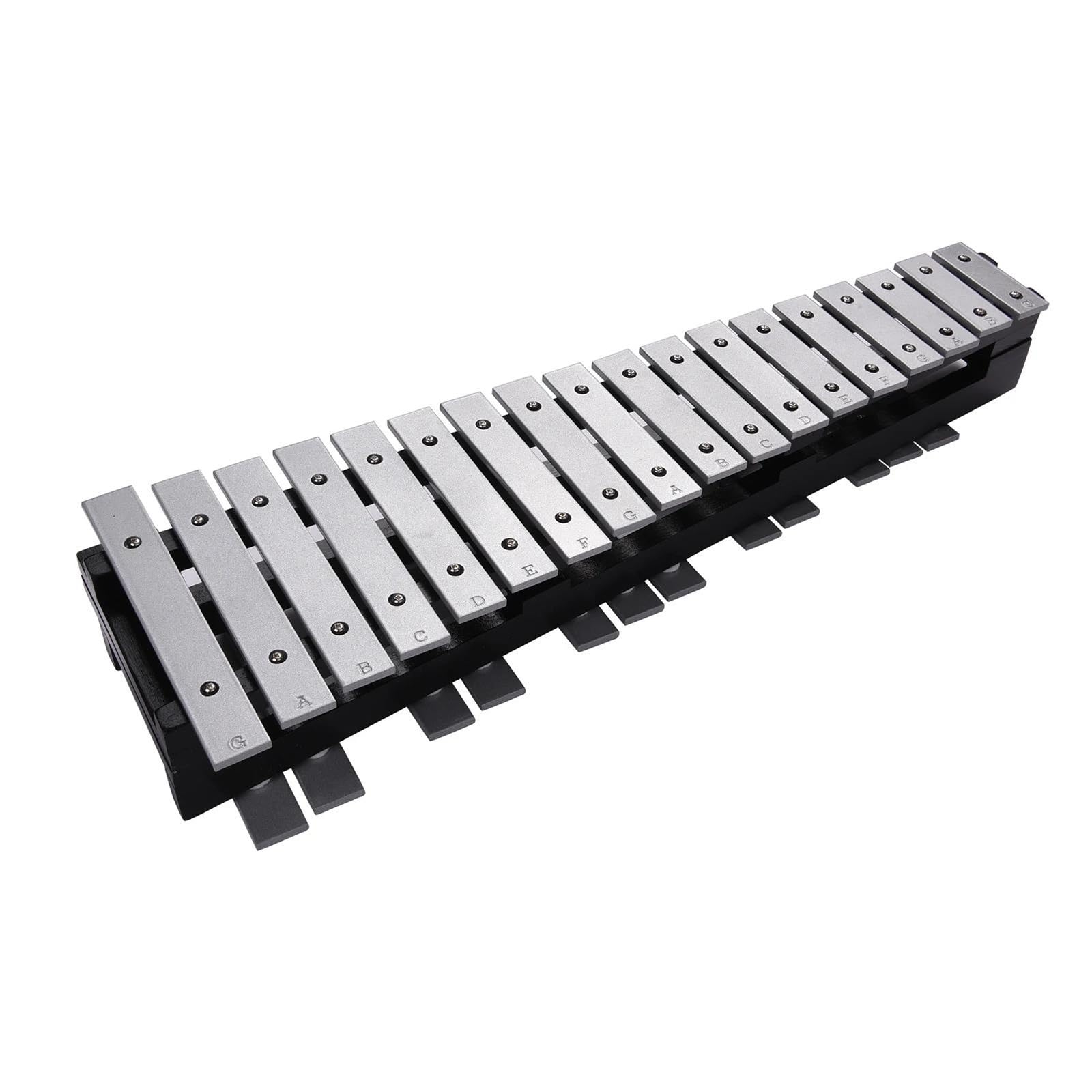 Glockenspiel pliable 30 notes, cadre en bois pratique, bâton en aluminium, Instrument de Percussion Kit De Glockenspiel